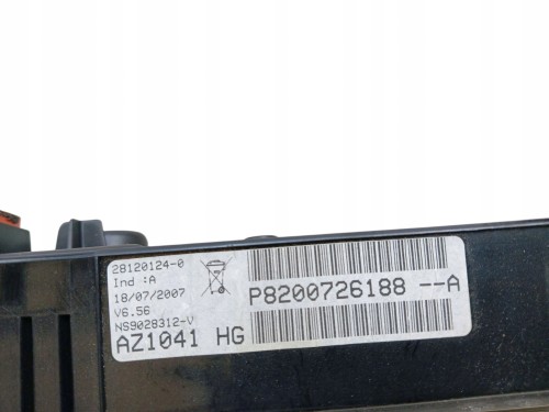 LICZNIK RENAULT ESPACE IV LIFT (2006-2012) 2.0 DCI 131KM 8200726188