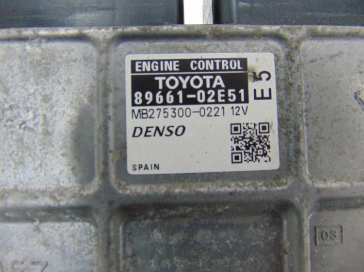 KOMPUTER STEROWNIK SILNIKA TOYOTA AURIS 07-10 89661-02E51