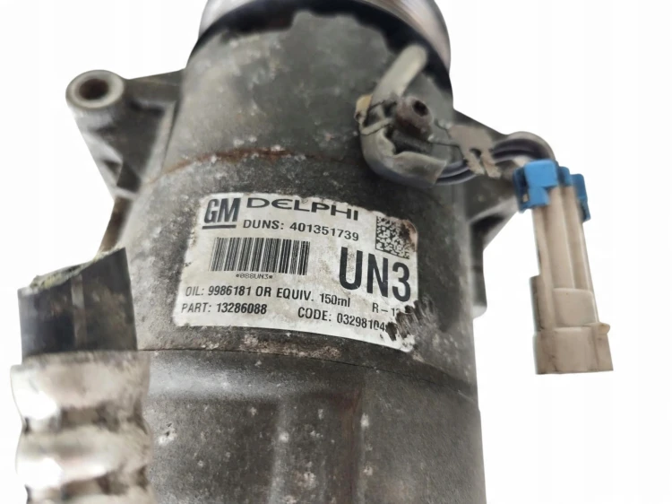 SPRĘŻARKA KLIMATYZACJI OPEL ZAFIRA B LIFT (2008-2014) 1.9 CDTI 120KM 132860