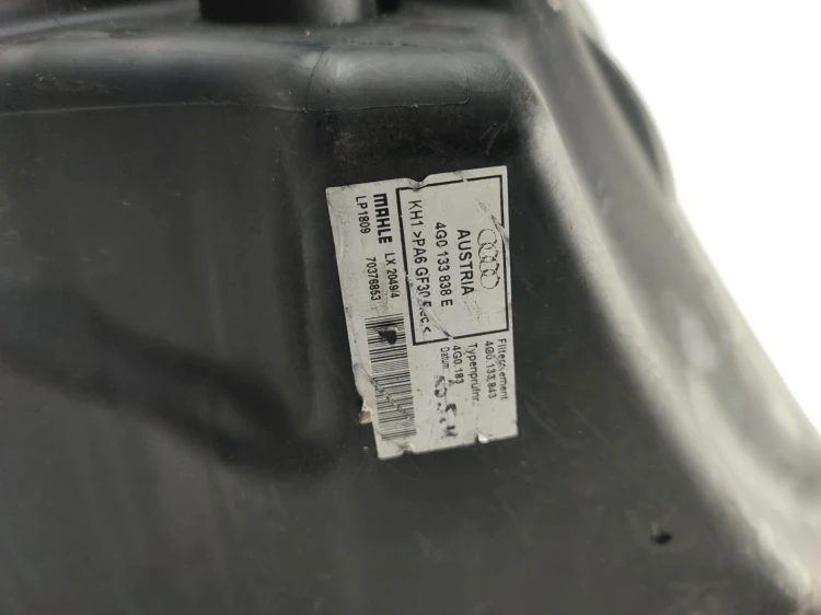 OBUDOWA FILTRA POWIETRZA AUDI A6 C7 (2011-2014) 3.0 TDI 204KM 4G0133838E