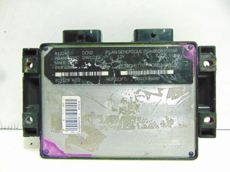 KOMPUTER STEROWNIK SILNIKA CITROEN BERLINGO II (2003-2010) 1.9 DW8 96618790