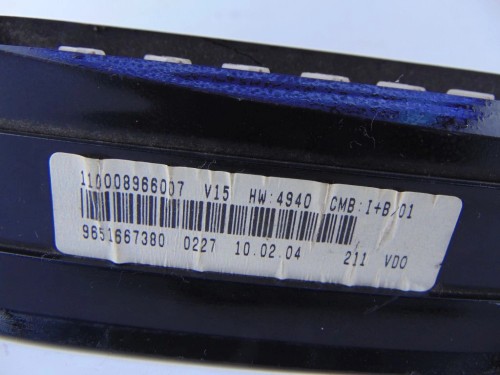 LICZNIK CITROEN XSARA PICASSO LIFT (2004-2008) 965166880