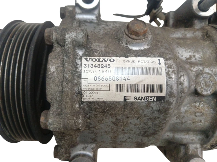 SPRĘŻARKA KLIMATYZACJI VOLVO V50 LIFT (2007-2012) 1.6 D2 114KM 31348245