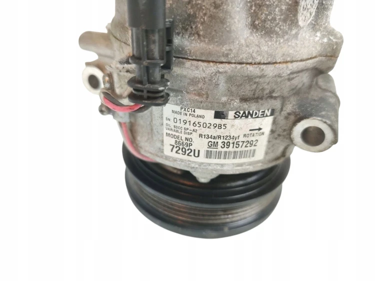 SPRĘŻARKA KLIMATYZACJI OPEL ASTRA K (2015-2019) 1.4 T 150KM 39157292