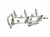 LISTWA WTRYSKOWA FORD WINDSTAR II (1998-2001) 3.0 V6 147KM XF2E-9F792-B2B