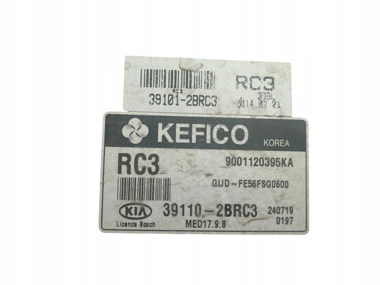 KOMPUTER STEROWNIK SILNIKA KIA CEED II (2012-2015) 1.6 GDI 135KM 39110-2BRC