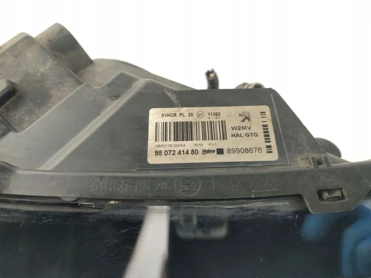 LAMPA LEWY PRZÓD PEUGEOT 508 I LIFT (2014-2018) 2.0 BlueHDI 150KM 980724148