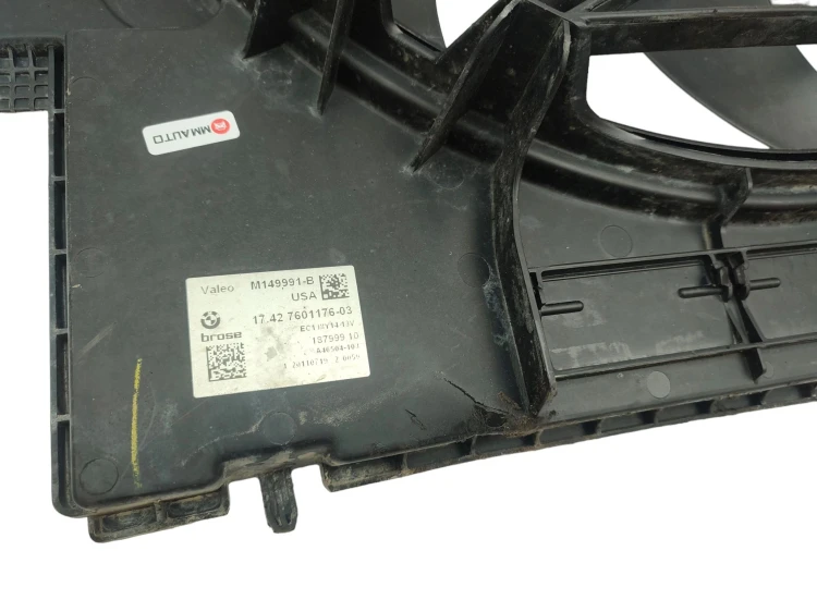 WENTYLATOR CHŁODNICY BMW X3 F25 (2010-2014) 2.0 D 184KM 7601176