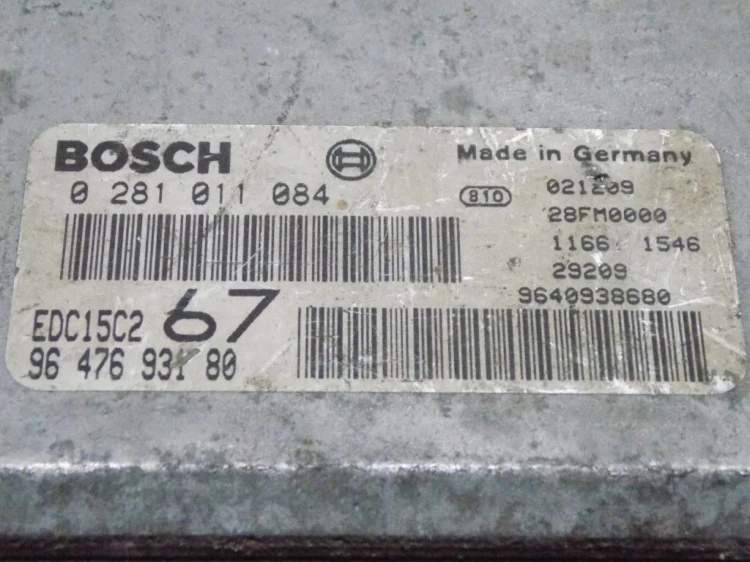 KOMPUTER STEROWNIK SILNIKA CITROEN XSARA PICASSO (1999-2004) 9647693180