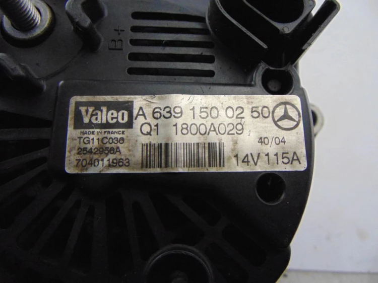 ALTERNATOR MITSUBISHI COLT Z30 (2004-2012) A6391500250