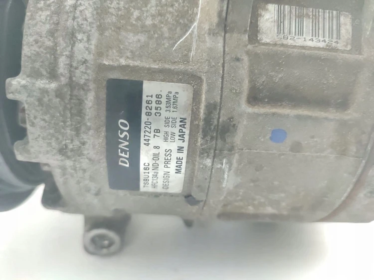 SPRĘŻARKA KLIMATYZACJI PORSCHE BOXSTER S 986 (2000-2004) 3.2 252KM 447220-8