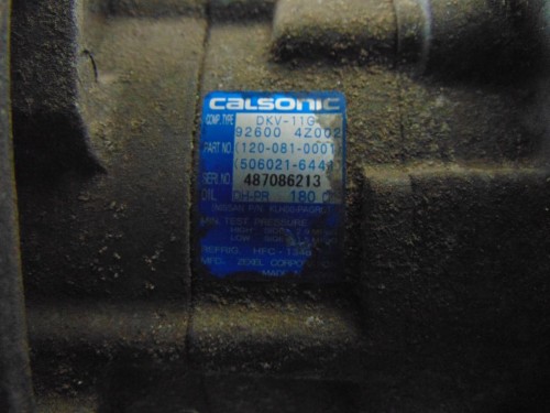 SPRĘŻARKA KLIMATYZACJI NISSAN SENTRA 506021-6441