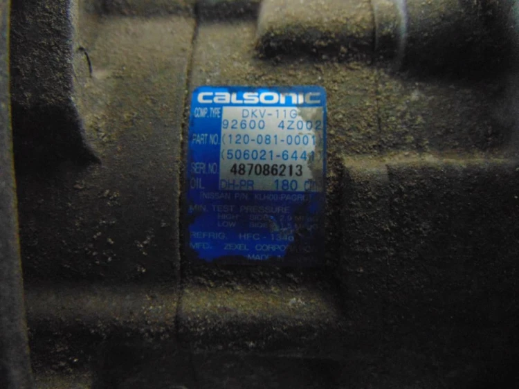 SPRĘŻARKA KLIMATYZACJI NISSAN SENTRA 506021-6441