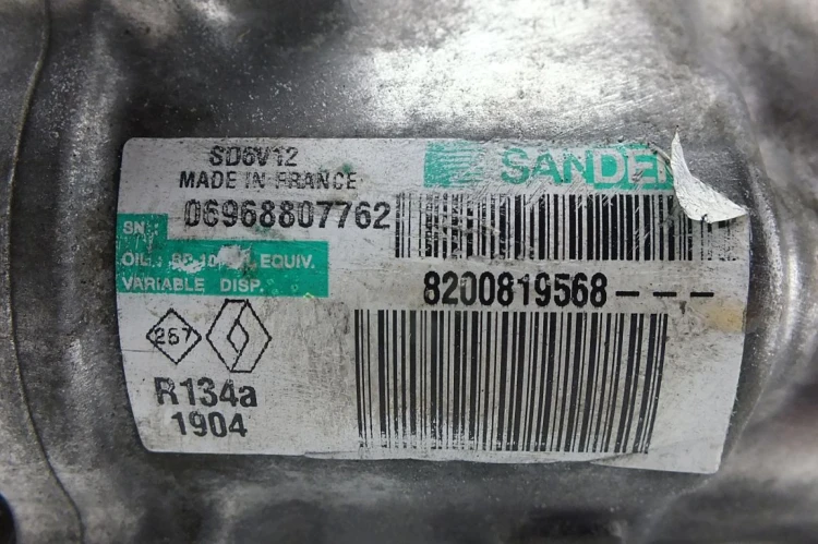 SPRĘŻARKA KLIMATYZACJI RENAULT CLIO III (2005-2009) 8200819568