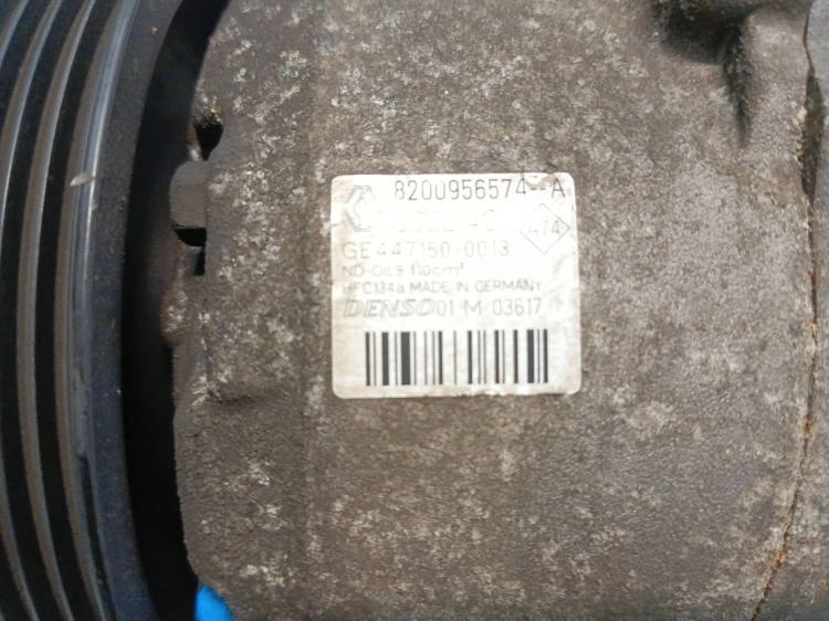 SPRĘŻARKA KLIMATYZACJI RENAULT MEGANE III (2008-2011) 1.9 DCI 130KM 8200956