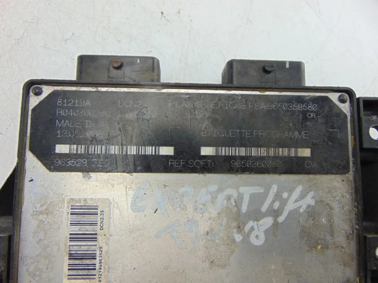 KOMPUTER STEROWNIK SILNIKA PEUGEOT EXPERT I (1996-2004) 9650360080