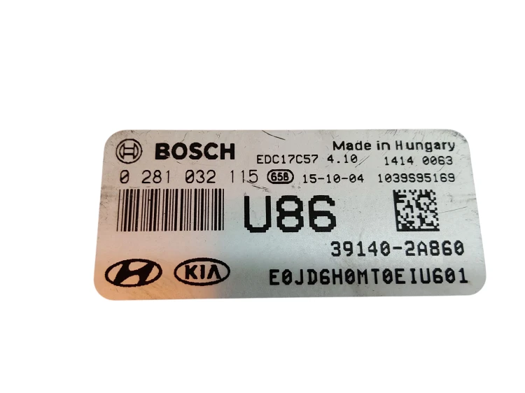 KOMPUTER STEROWNIK SILNIKA KIA CEED II LIFT(2015-2018) 39140-2A860