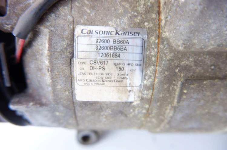 SPRĘŻARKA KLIMATYZACJI NISSAN QASHQAI J10 LIFT (2009-2013) 1.6 DCI 130KM 92