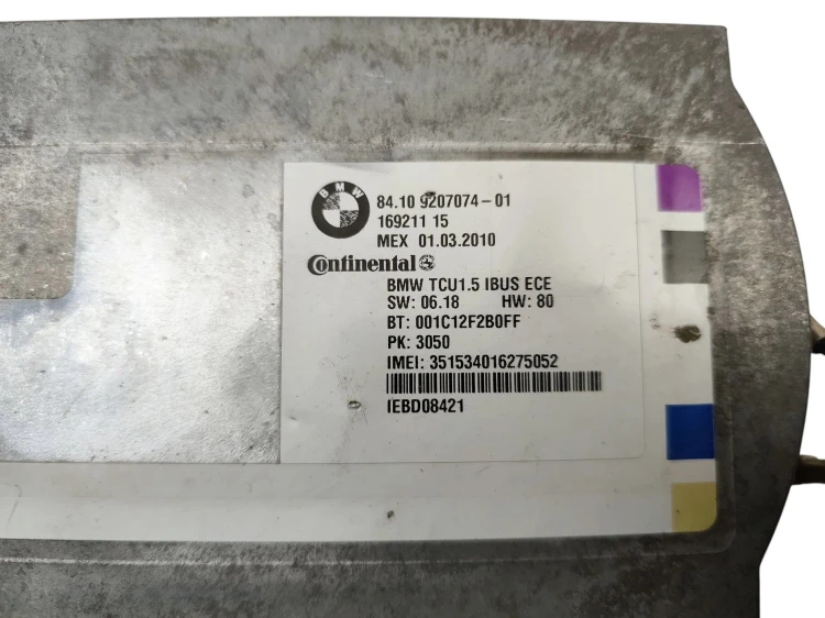 MODUŁ BLUETOOTH BMW X3 E83 LIFT (2006-2010) 2.0 D 177KM 9207074