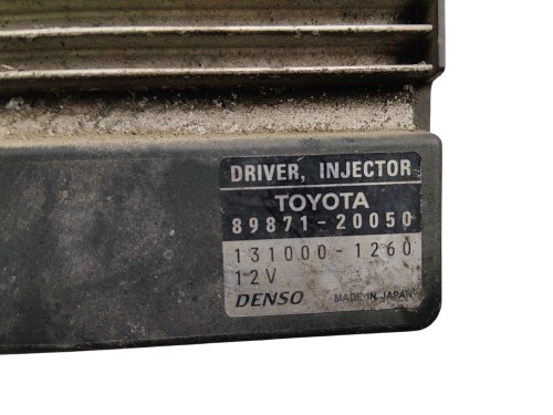 MODUŁ STEROWNIK WTRYSKÓW TOYOTA AVENSIS T25 (2003-2006) 2.0 D4D 116KM 89871