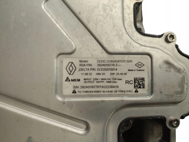 FALOWNIK KONWENTER RENAULT ARKANA (2021-2023) 1.6 E-TECH 143KM 291A11751R