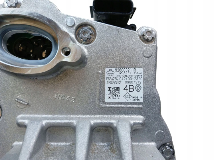 SPRĘŻARKA KLIMATYZACJI RENAULT CAPTUR II CLIO V ARKANA E-TECH 926003211R