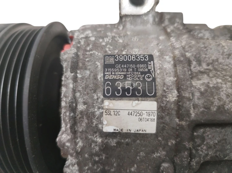 SPRĘŻARKA KLIMATYZACJI OPEL CORSA E (2014-2019) 1.4 16V 90KM 39006353