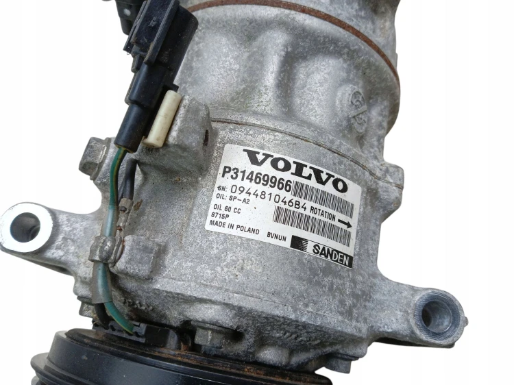 SPRĘŻARKA KLIMATYZACJI VOLVO V40 II LIFT (2016-2019) 2.0 T2 122KM 31469966
