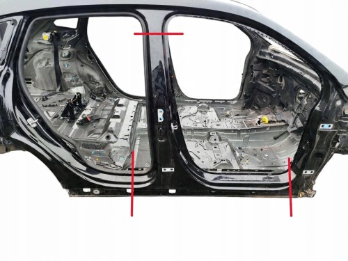 PRÓG PRAWY SŁUPEK ŚRODKOWY MERCEDES EQA H243 LIFT (2024-) 250+ 190KM