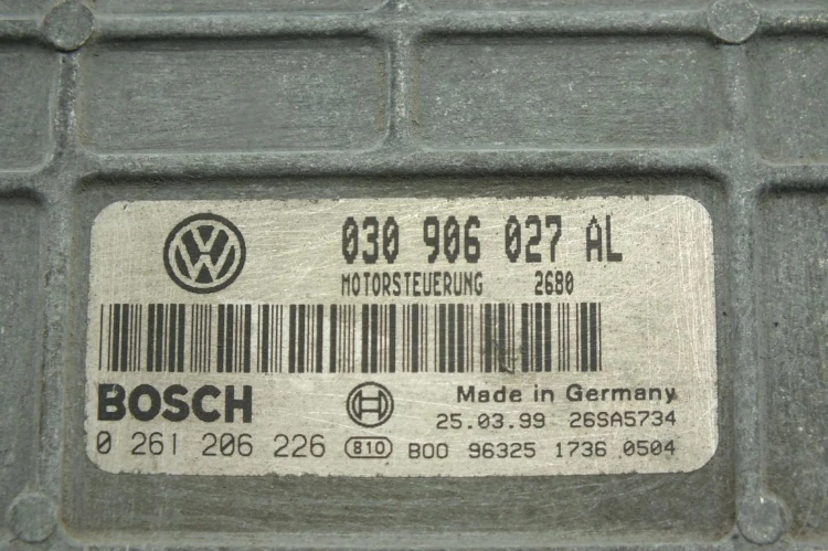 KOMPUTER STEROWNIK SILNIKA VOLKSWAGEN LUPO 030906027AL