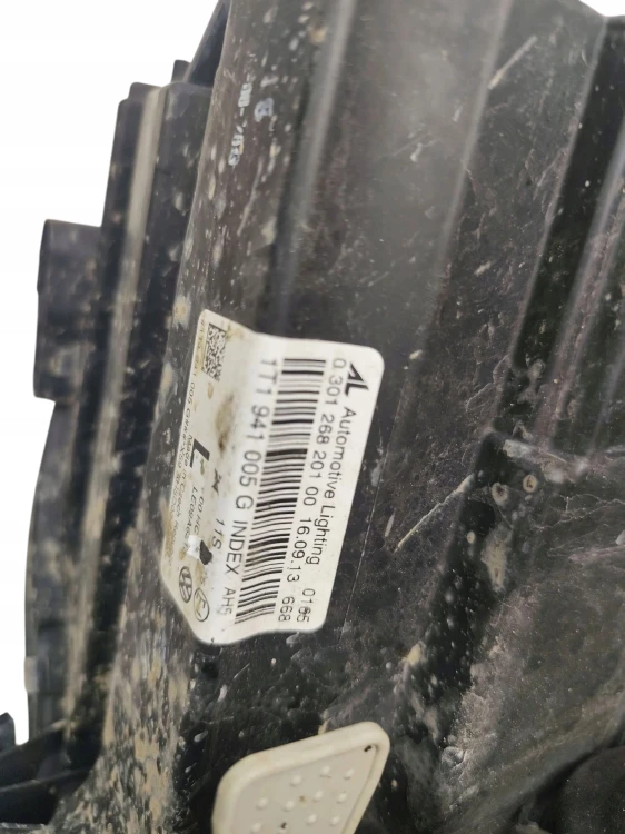 LAMPA LEWY PRZÓD VOLKSWAGEN TOURAN I 1T LIFT (2010-2015) 1.4 TSI 150KM 1T19
