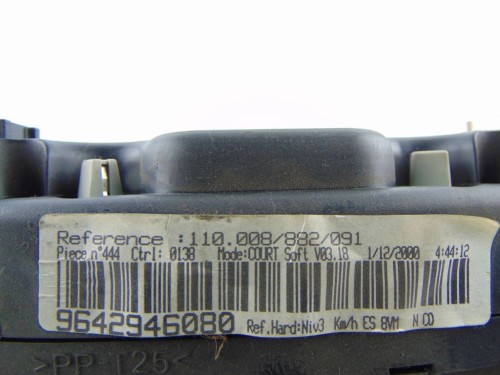 LICZNIK PEUGEOT 406 LIFT (1999-2004) 2.0 16V 9642946080