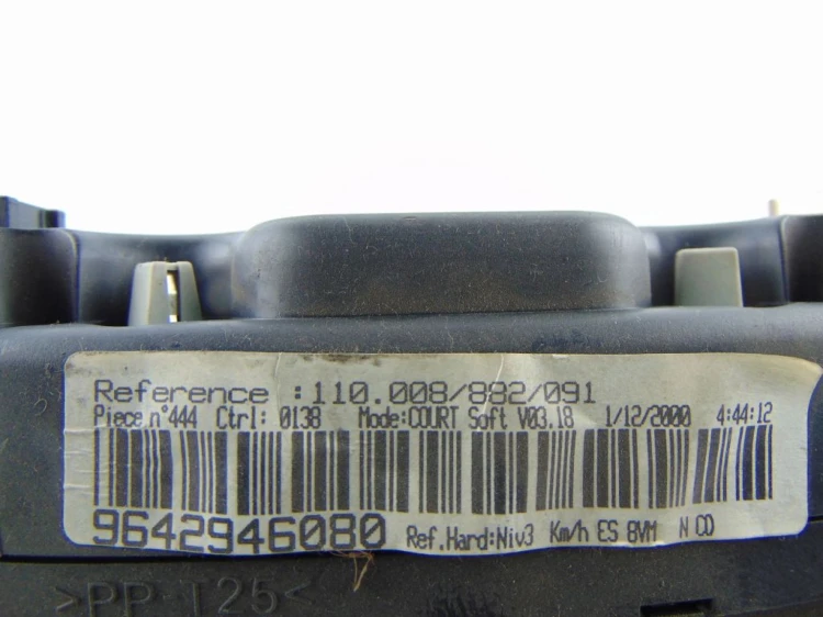 LICZNIK PEUGEOT 406 LIFT (1999-2004) 2.0 16V 9642946080