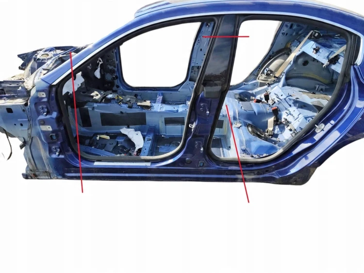 PRÓG LEWY SŁUPEK ŚRODKOWY MASERATI GHIBLI III (2013-2017) 3.0 V6 330KM