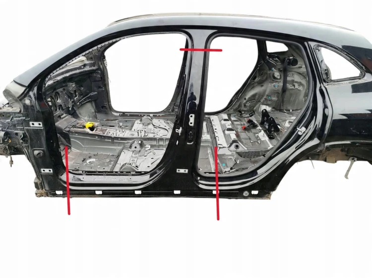PRÓG LEWY SŁUPEK ŚRODKOWY MERCEDES EQA H243 LIFT (2024-) 250+ 190KM