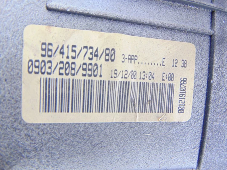 LICZNIK PEUGEOT 206 (1998-2002) 1.1 BENZ 9641573480