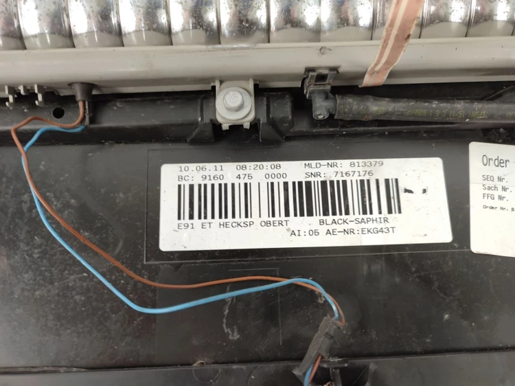 SPOILER KLAPY BMW E91 2.0 D M47N2 163KM 7167176