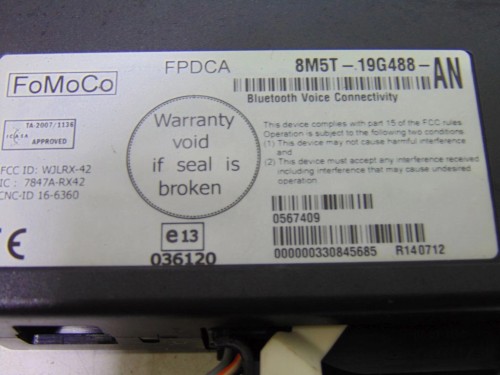 MODUŁ BLUETOOTH FORD GALAXY II LIFT (2010-2015) 8M5T-19G488-AN