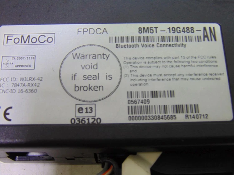 MODUŁ BLUETOOTH FORD GALAXY II LIFT (2010-2015) 8M5T-19G488-AN
