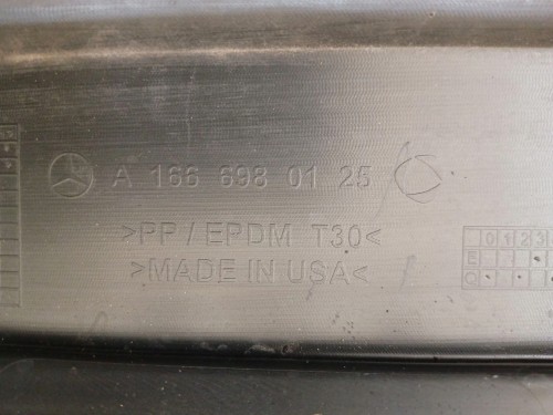 LISTWA PROGOWA LEWA MERCEDES ML W166 (2011-2015) 2.2 BlueTEC 204KM A1666980