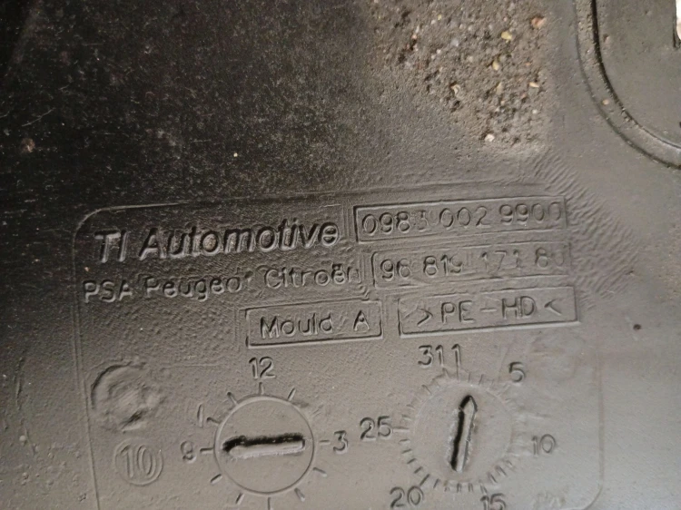 ZBIORNIK PŁYNU FAP CITROEN C5 III (2008-2010) 2.0 HDI 163KM 9681917180