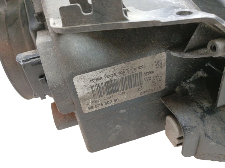 LAMPA LEWY PRZÓD PEUGEOT 508 I (2010-2014) 1.6 THP 156KM 9687580280
