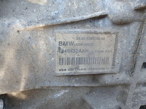 SKRZYNIA BIEGÓW BMW 2 F46 GRAN TOURER (2014-2018) 1.5 D 116KM GS6-59DG