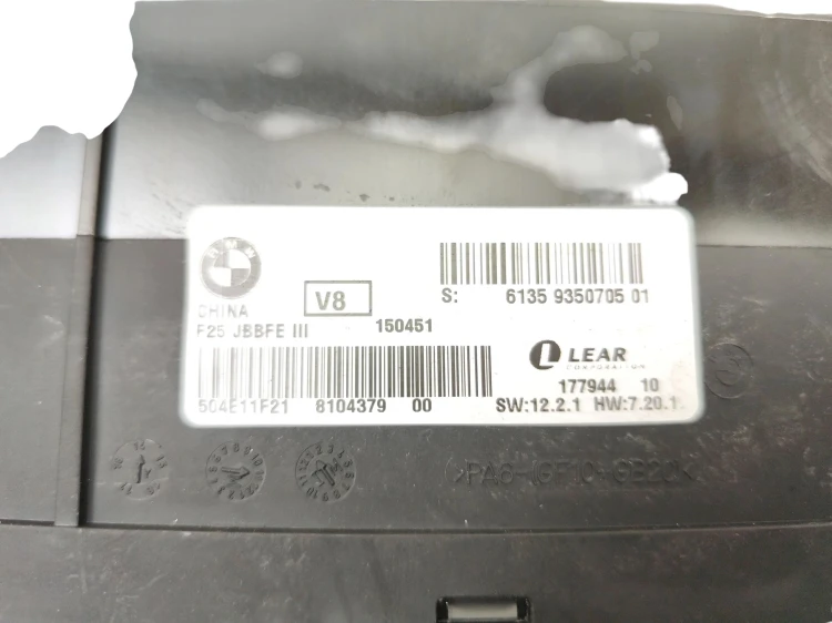 MODUŁ KOMFORTU BMW X3 F25 LIFT (2014-2017) 2.0 D 190KM 9350705