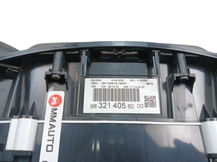 LICZNIK CITROEN C3 III (2016-2020) 1.2 PureTech 82KM 9832140580