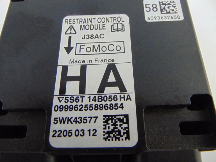 SENSOR PODUSZEK FORD FUSION (2001-2005) 1.4 16V 80KM 5S6T14B056HA