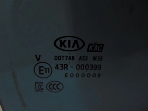 SZYBA DRZWI PRAWY TYŁ KIA SORENTO III (2015-2020 2.2 CRDI D4HB 197