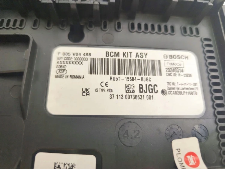 MODUŁ BCM FORD FOCUS MK4 LIFT (2021-2025) 1.0 EcoBoost 155KM RU5T-15604-BJG