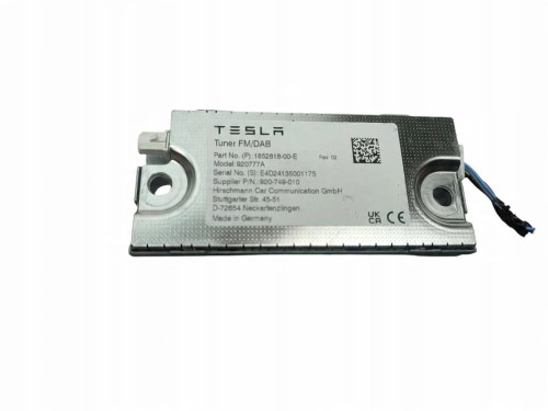MODUŁ RADIA TESLA MODEL 3 LIFT (2023-) 60kWh 283KM 1852818-00-E