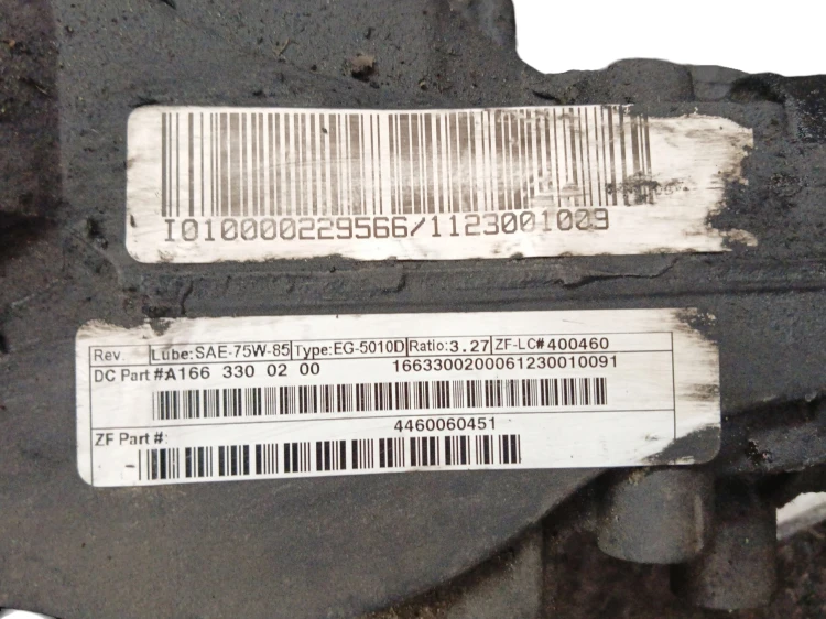 MOST DYFER PRZÓD MERCEDES ML W166 (2011-2015) 2.2 BlueTEC 204KM A1663300200